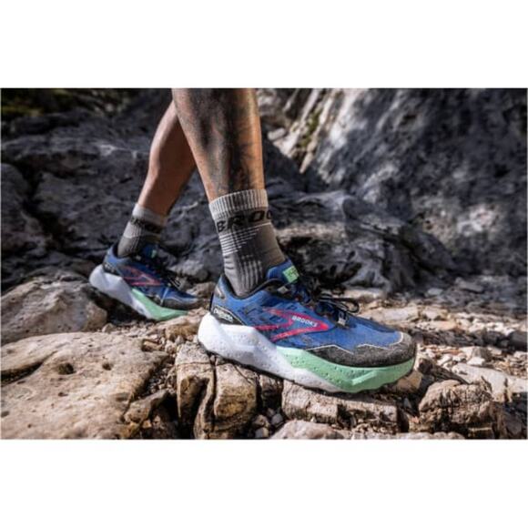 Brooks Caldera 7 Trail Running Shoes Men\'s Size 12 EUC Victoria Blue Spring Bud main image 8